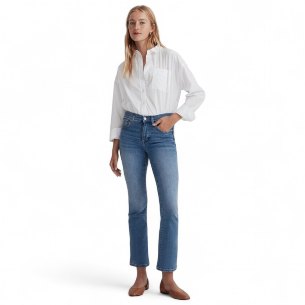 Madewell Curvy Kick Out Jeans